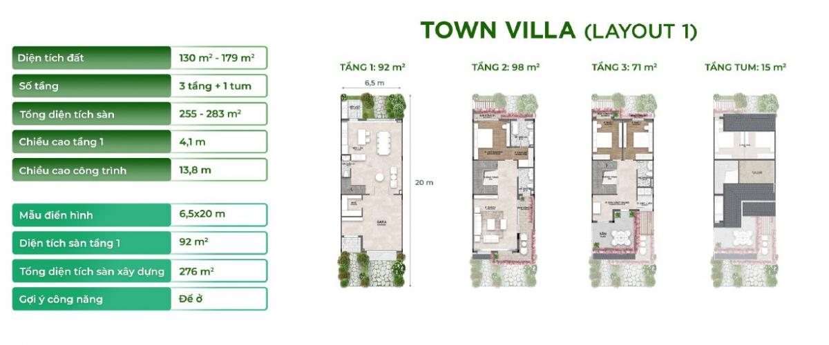 Town Villa Layout 01